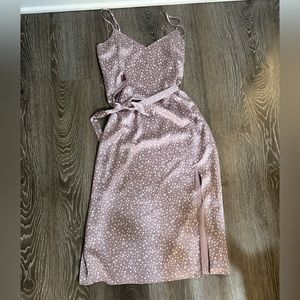 Abercrombie purple midi dress